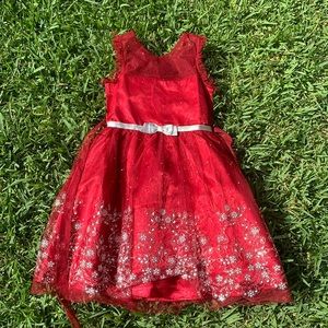 Red girls dress